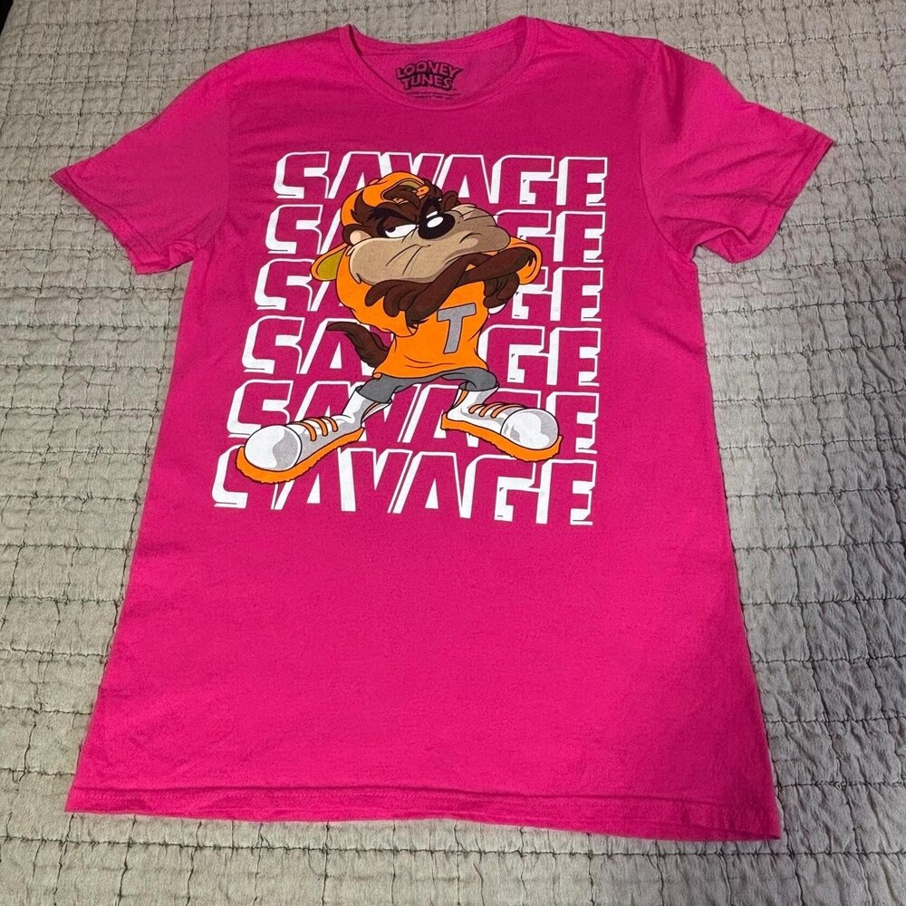 Looney Tunes Women's Pink T-shirt